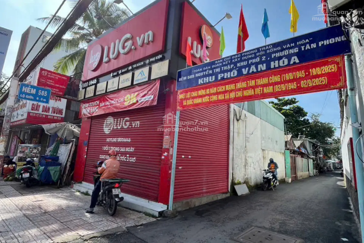 Bán Nhà Góc 2 Mặt Tiền Hẻm Xe Hơi Nguyễn Thị Thập, Q7