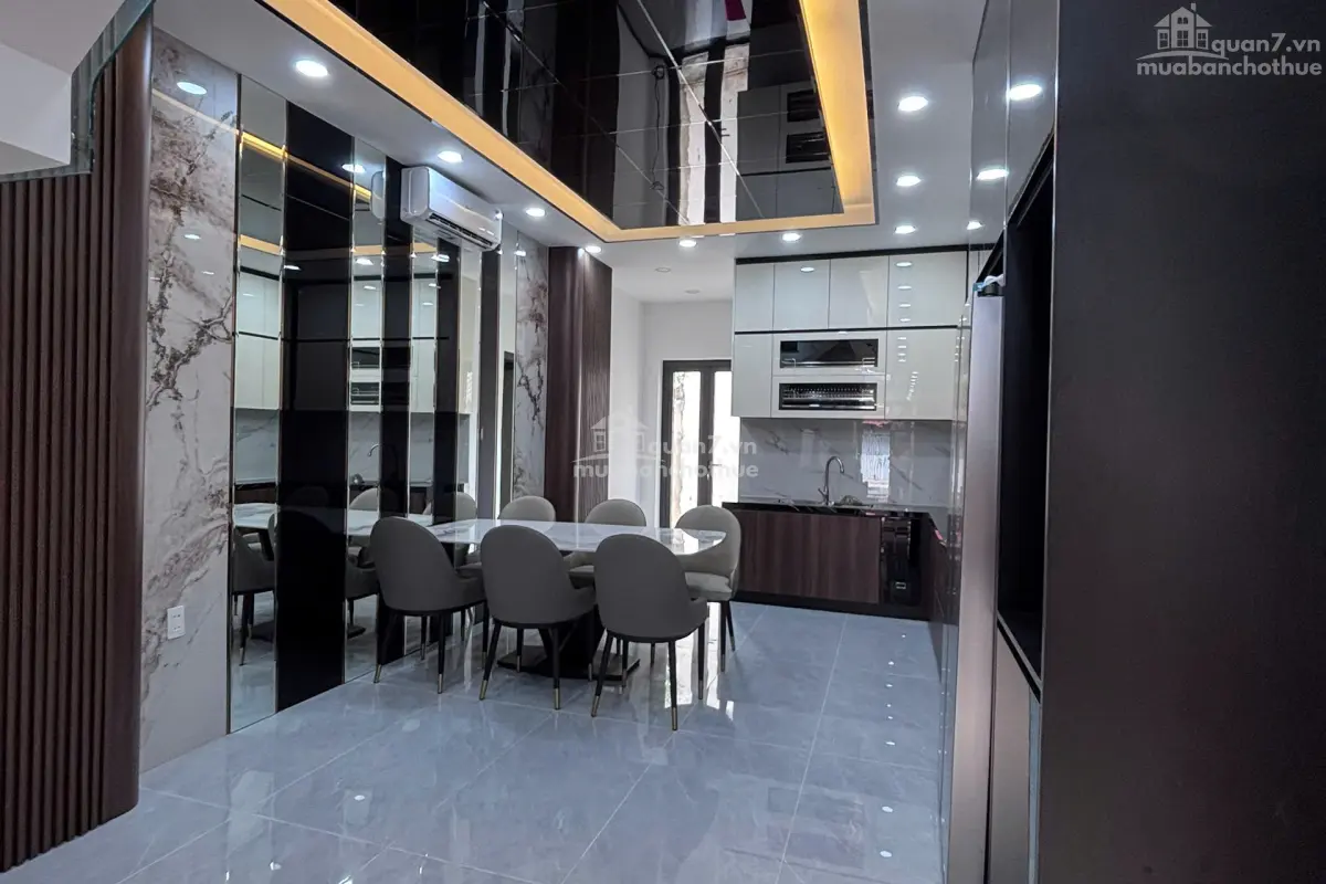 Bán Nhà 4 Lầu Có Thang Máy – Khu Cư Xá Ngân Hàng, Quận 7 – Full Nội Thất Cao Cấp